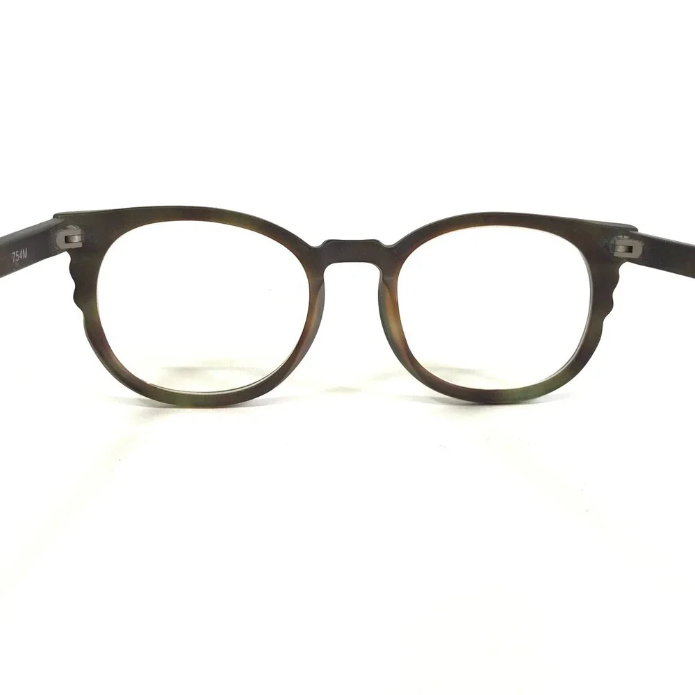 Vintage la Eyeworks Eyeglasses Frames SCARLETT 754M Matte Green Brown 48-20-130